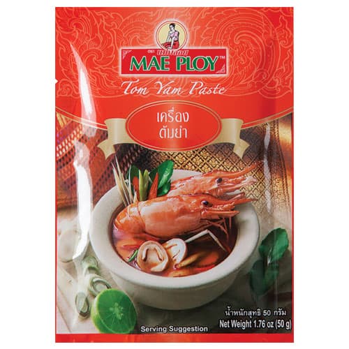 Mae Ploy soup and finished with 50 grams _containing 12 packs__